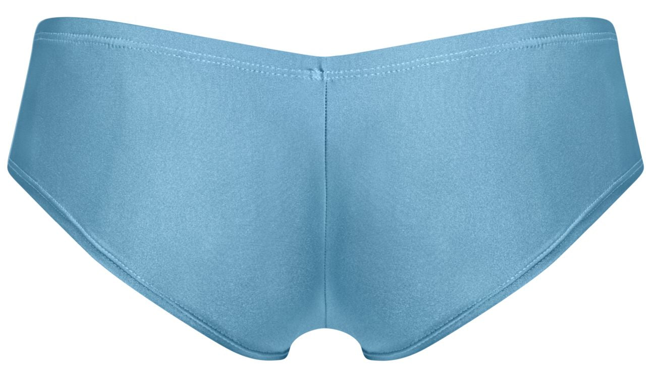 JUSTIN+SIMON XSJ13 Mens Cheeky Bulge Boxer Short Metal Green Plus Sizes