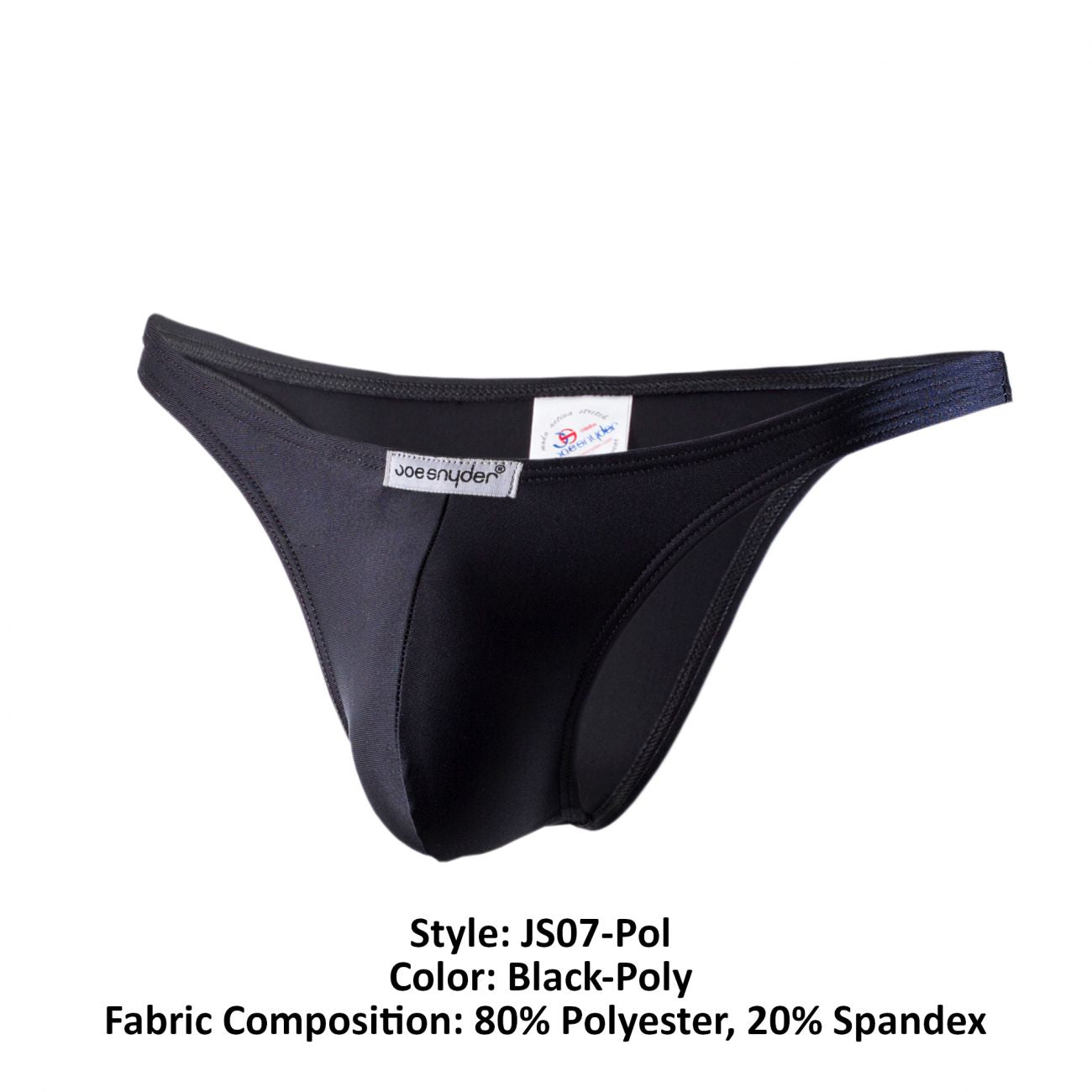 Joe Snyder JS07-Pol Polyester Capri Black Poly