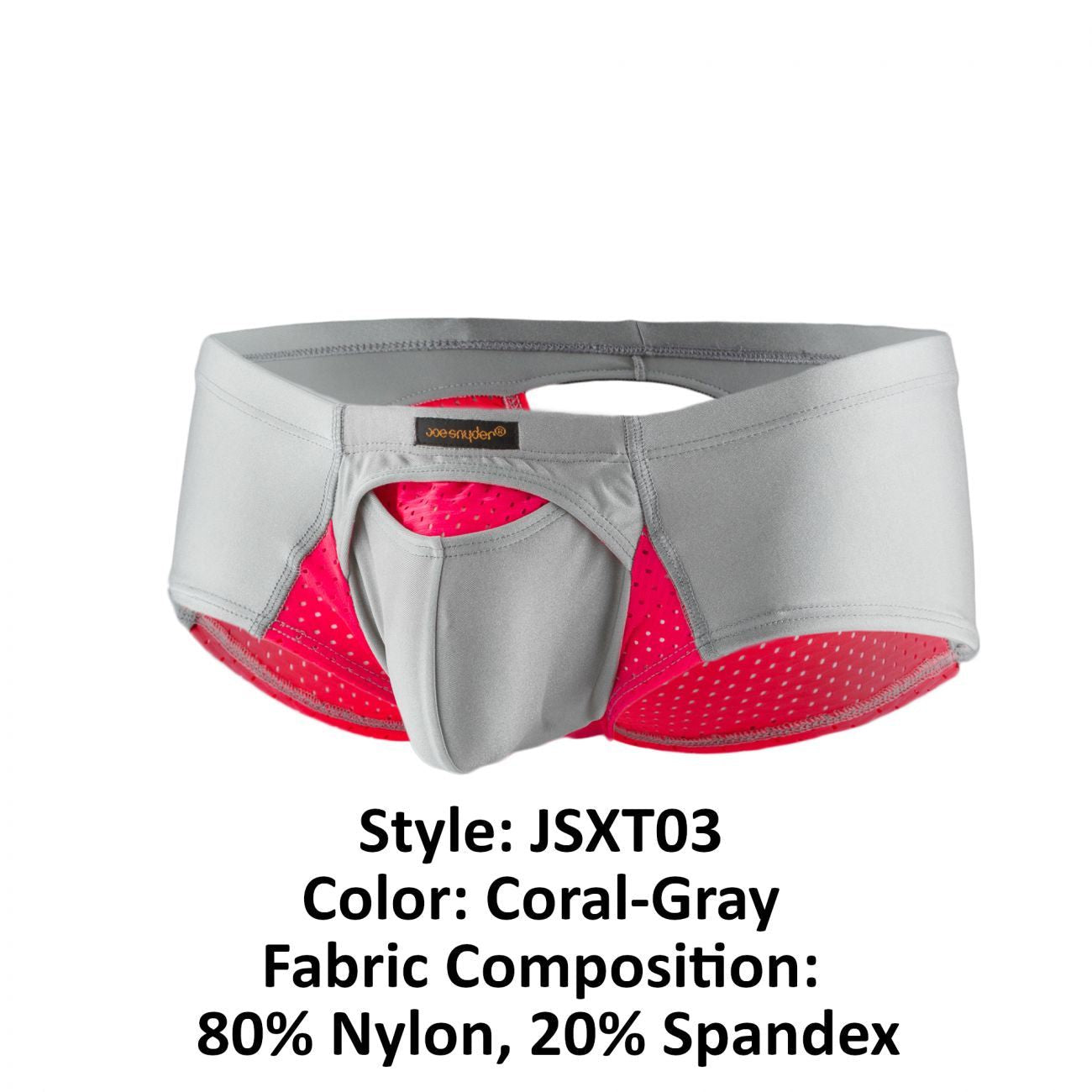 Joe Snyder JSXT03 Sexiest Cheek Coral-Grey