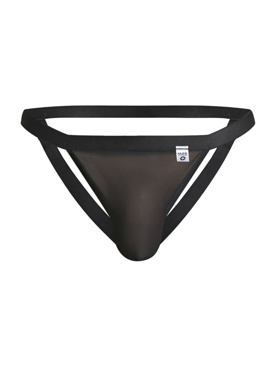 MaleBasics MBL82 Mens Extreme Sexy Jockstrap Black Mesh