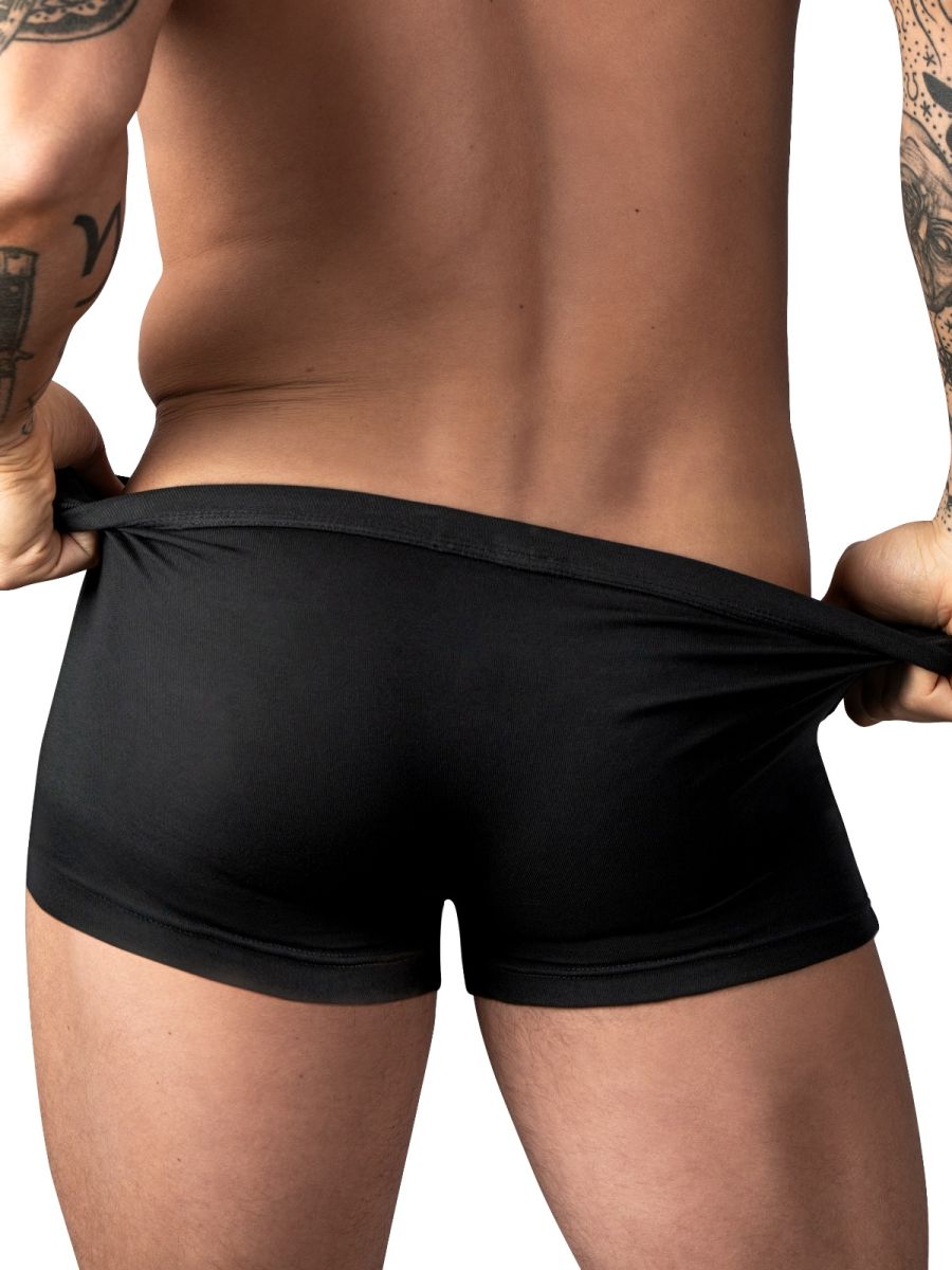 Male Power 150-308 Mens Soft & Eco Cozy Pouch Short Black