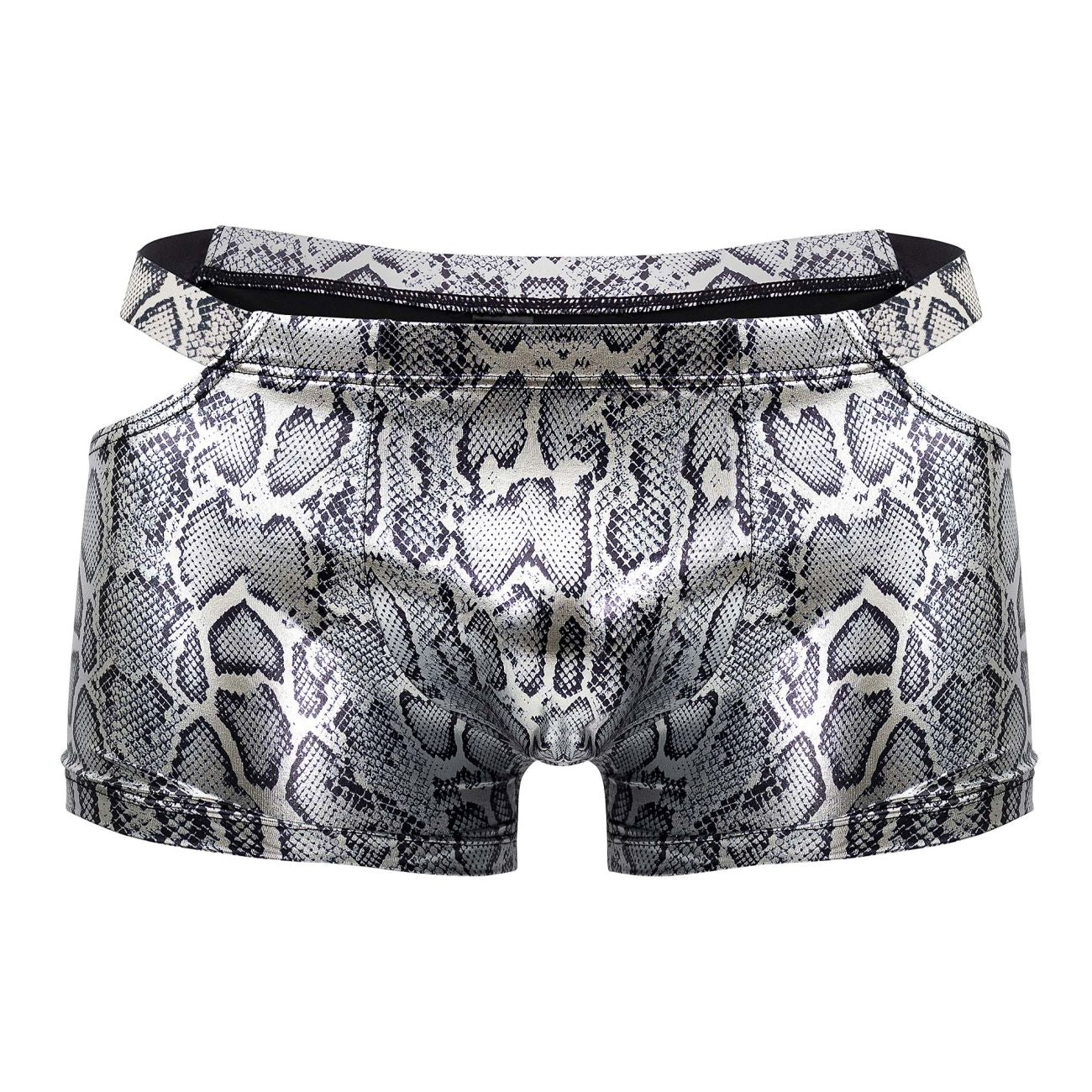 JCSTK - Male Power 153-282 S-naked Pouch Short Silver-Black