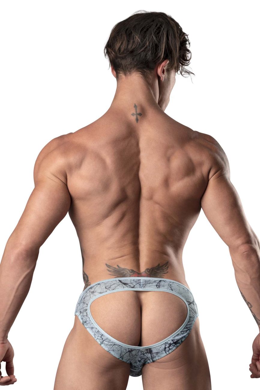 Male Power 304-290 Marble Mesh Mini Moonshine Light Blue