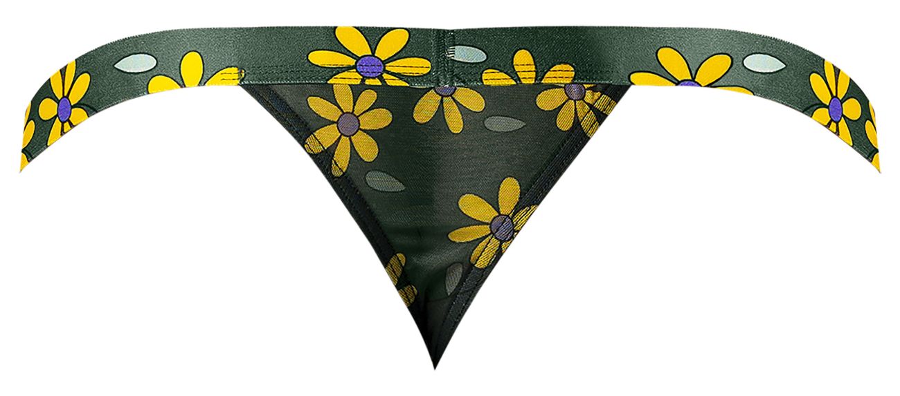 Male Power 433-285 Petal Power Micro Thong Daisy Print