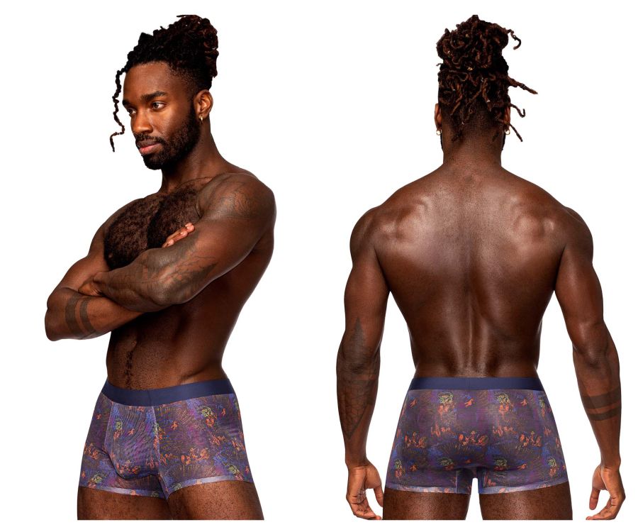 Male Power SMS-011 Sheer Prints Seamless Short Splatter