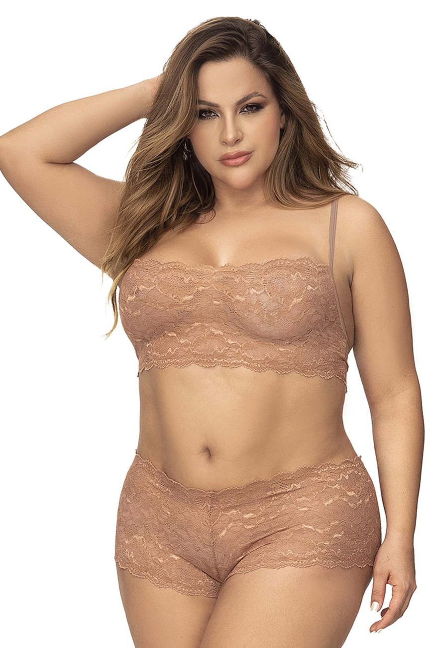 Mapale 206X Panty and Top Lace Set