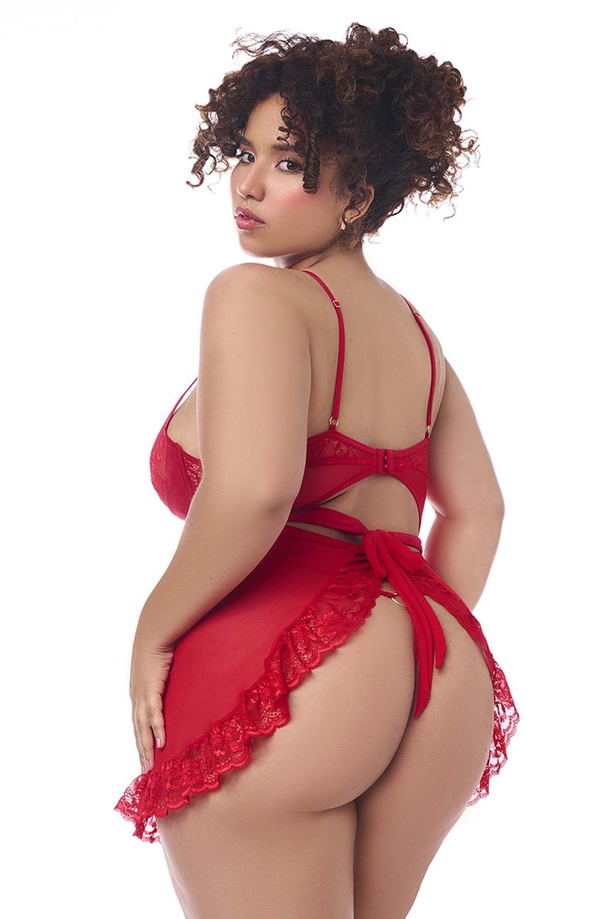 Mapale 7507X Babydoll with matching G-String