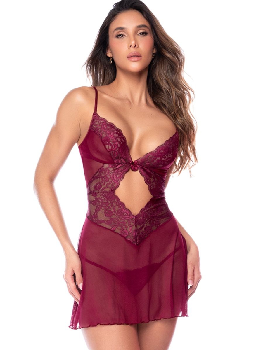 Mapale 7637 Babydoll with matching Thong Color