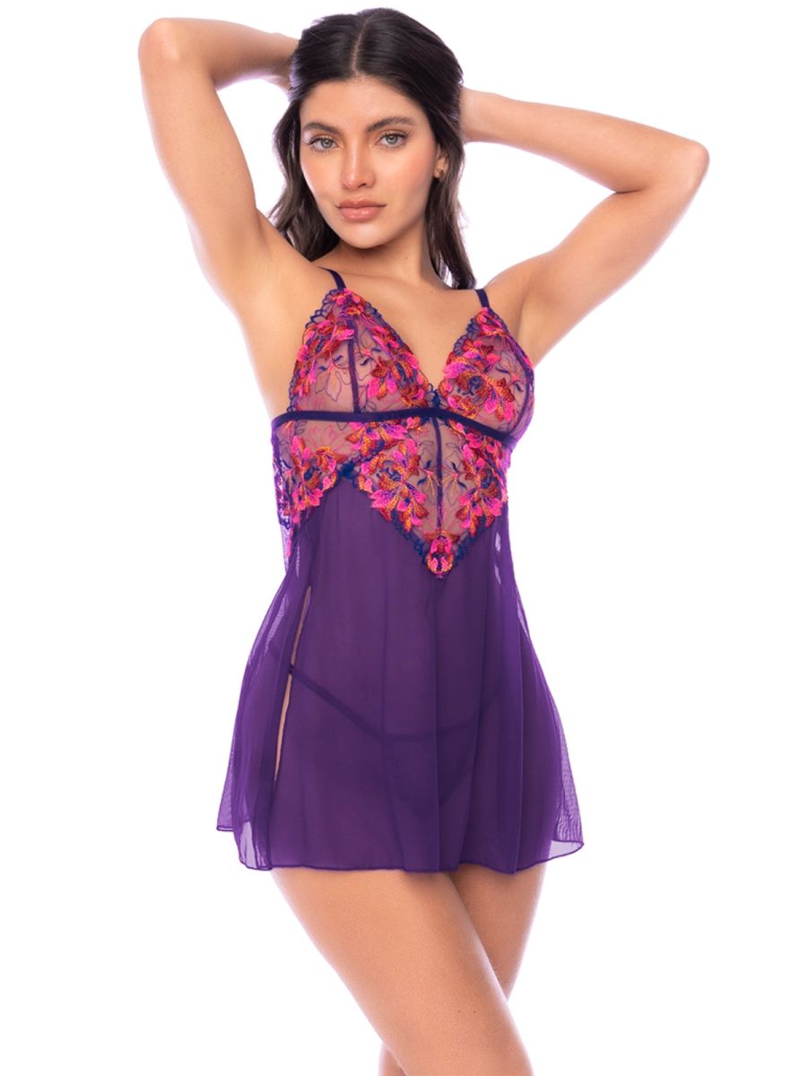 Mapale 7644 Babydoll with matching Thong Color