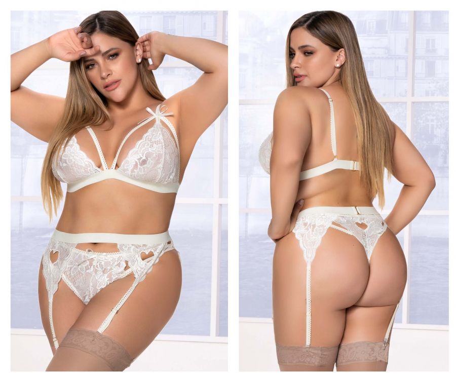 Mapale 8221X Three Piece Garter Set