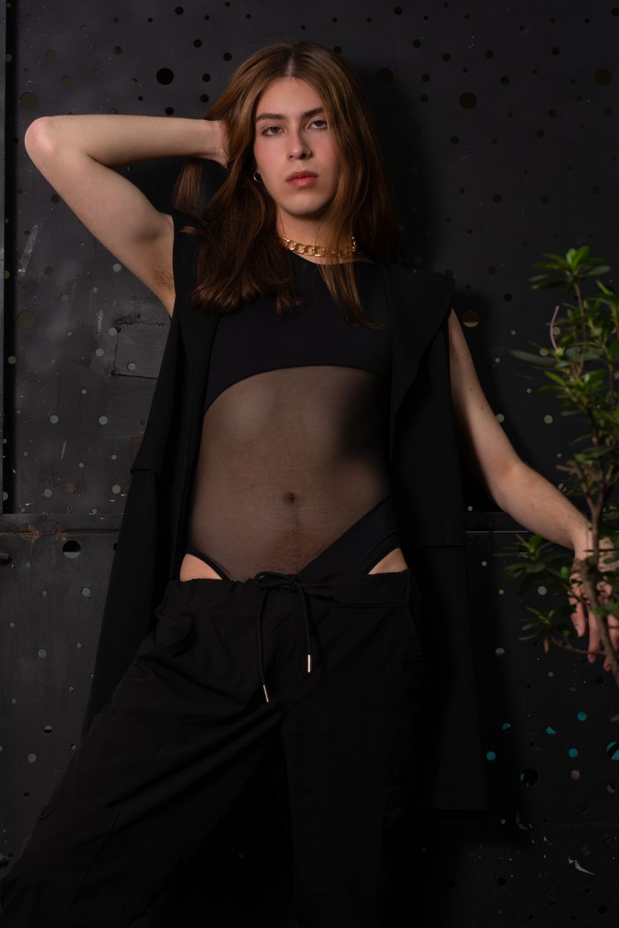 PLURAL PL002 Non-binary Underwear Bodysuit Black
