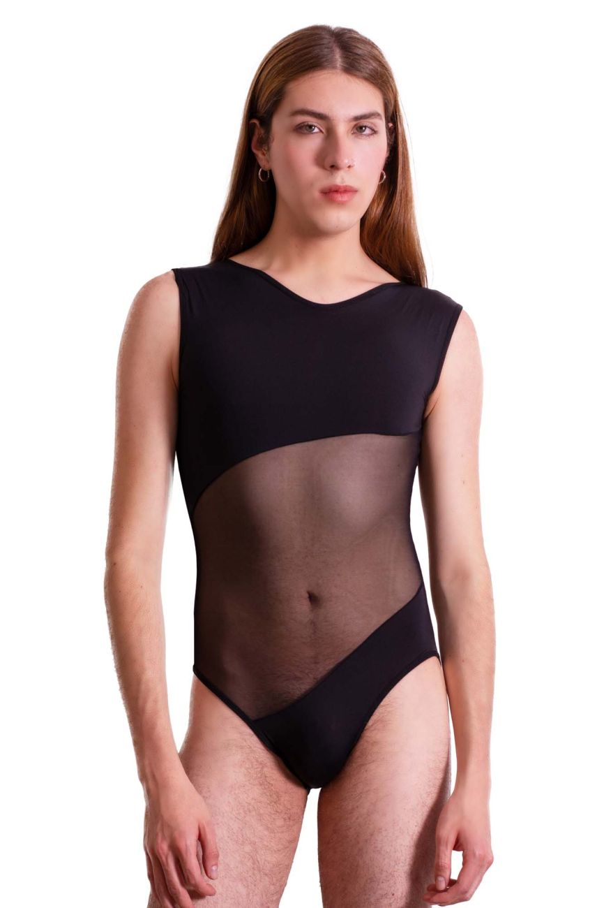 PLURAL PL002 Non-binary Underwear Bodysuit Black