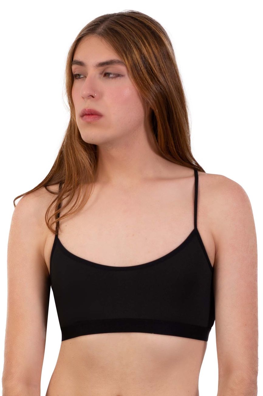 PLURAL PL005 Non-binary Underwear Bra Top Black