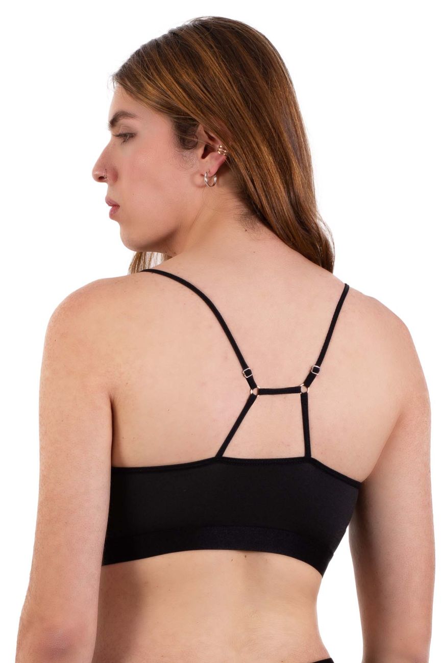 PLURAL PL005 Non-binary Underwear Bra Top Black