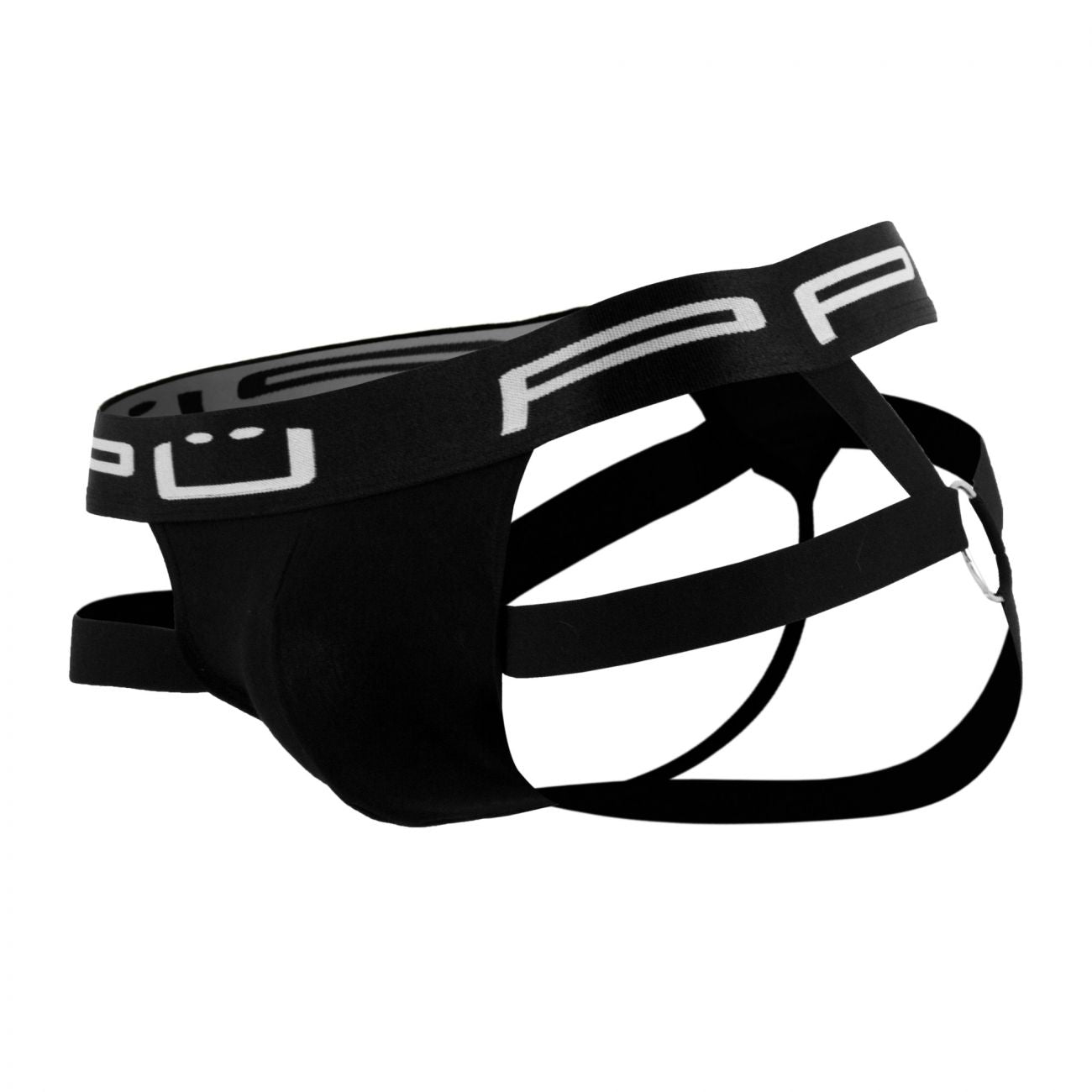 PPU 1707 Jockstrap with Straps Mens Sexy Undrwear Black