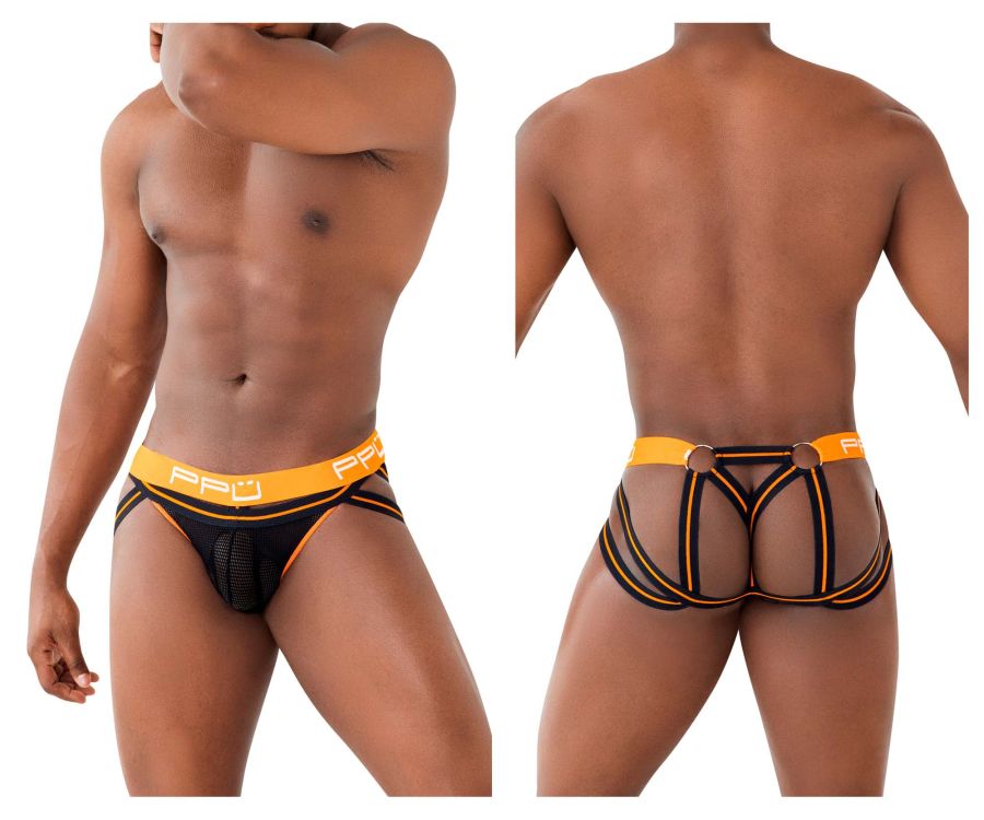 PPU 2305 Mesh Jockstrap Orange