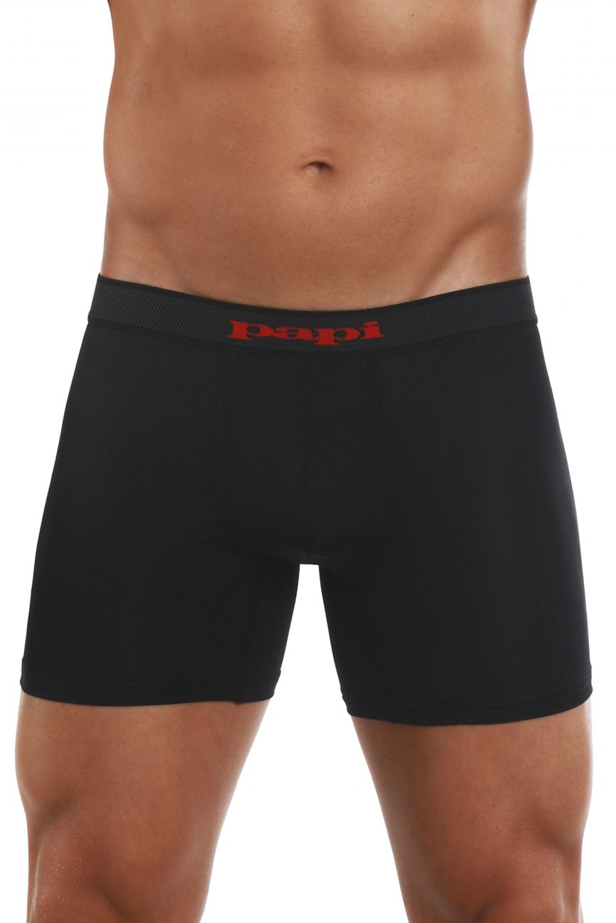 Papi 626185-982 Cool2 2PK Solid Boxer Briefs