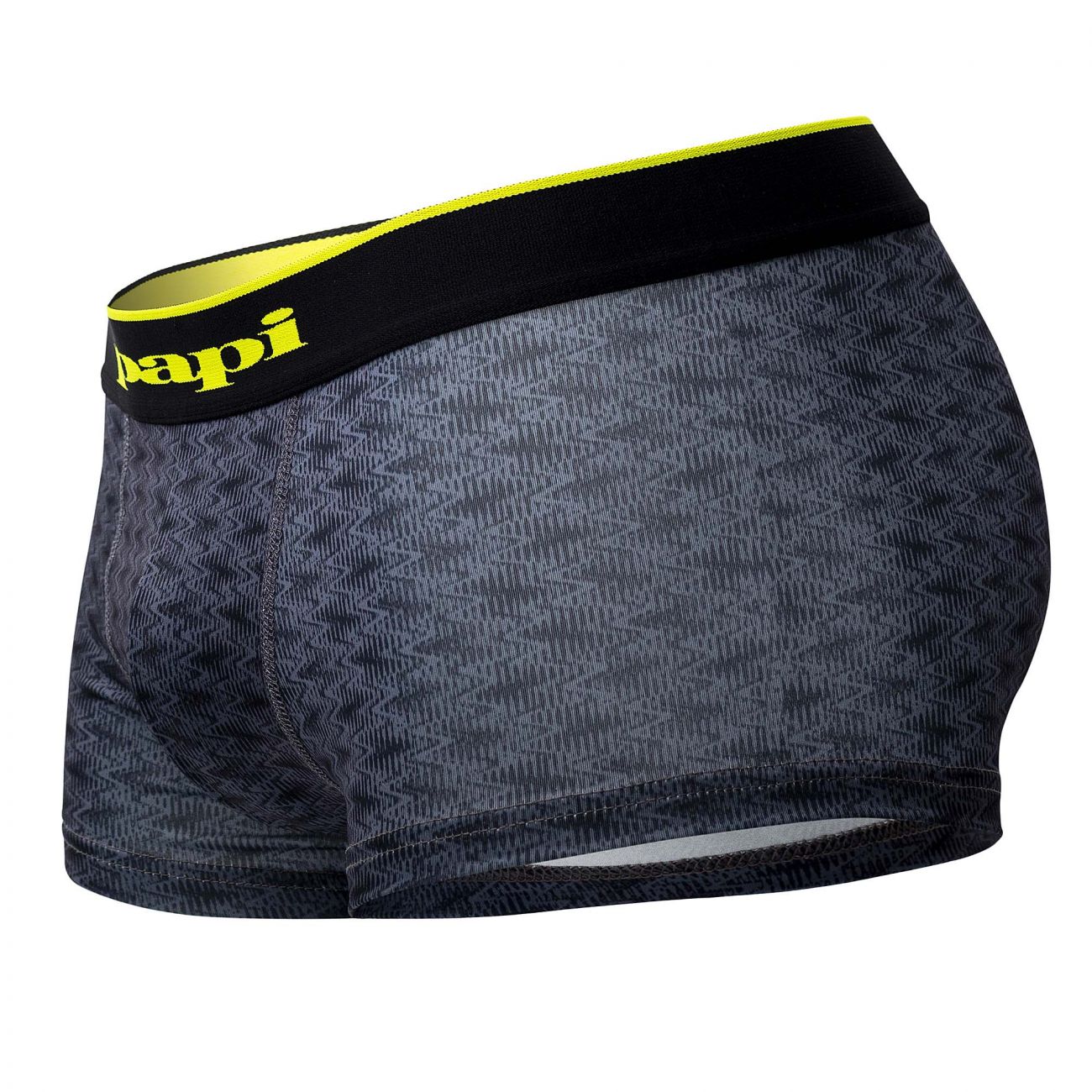 Papi UMPA048 Microflex Brazilian Trunks Charcoal-Graphic