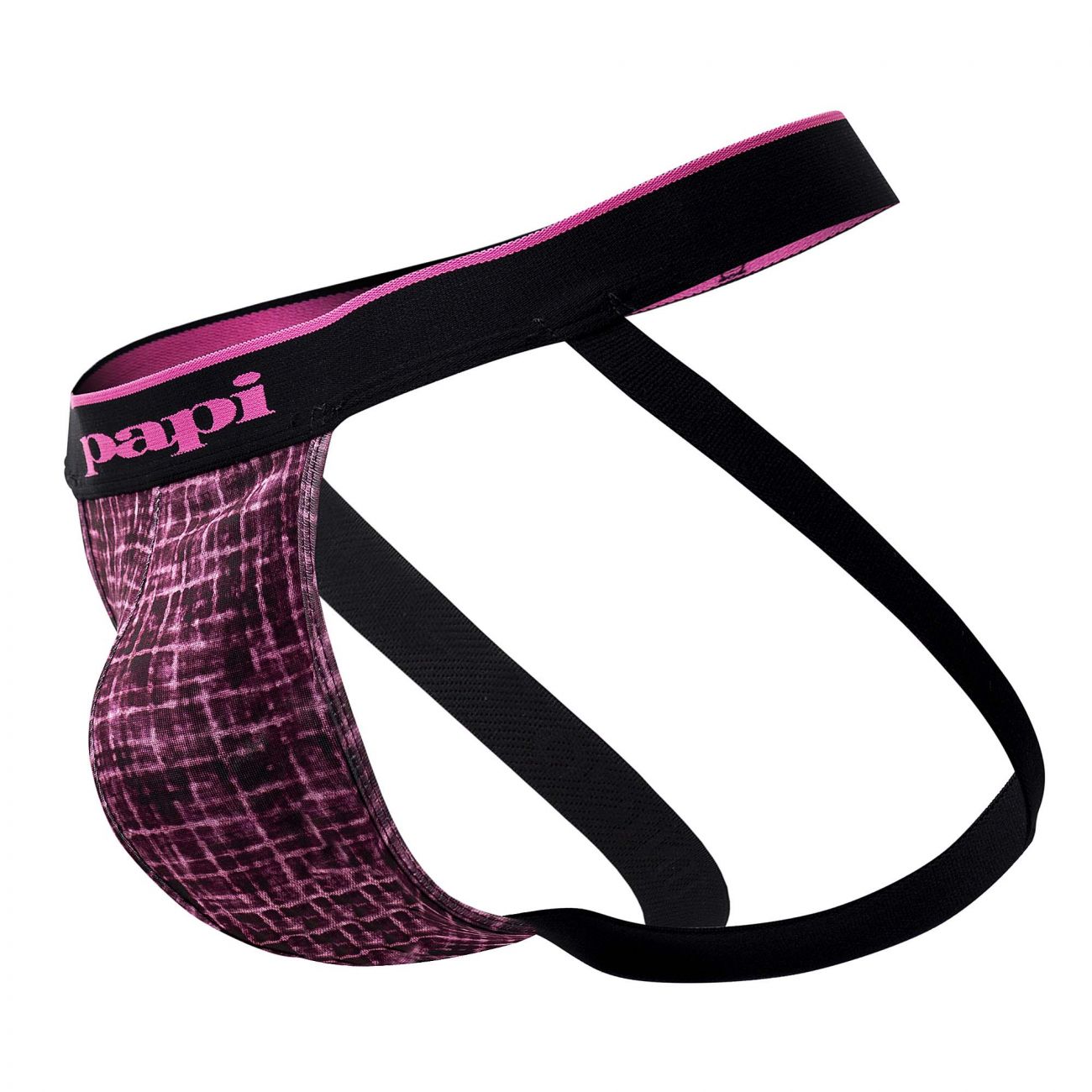 Papi UMPA049 Microflex Jockstrap Berry-Texture
