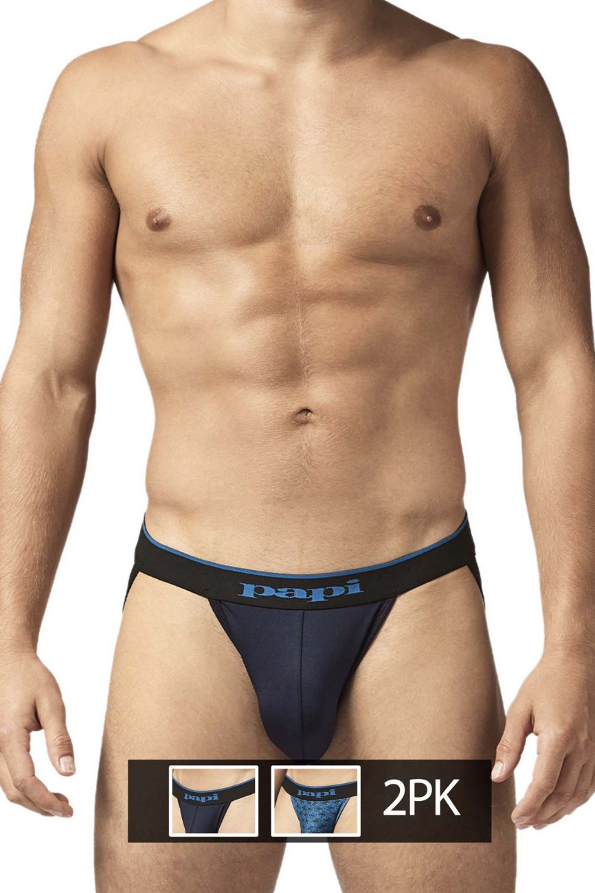 Papi UMPA049 Microflex Jockstrap Teal-Graphic