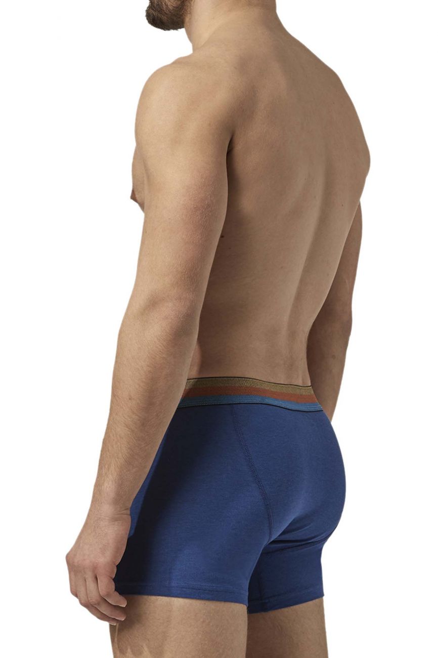 Papi UMPA088 2PK Microflex Brazilian Boxer Briefs Blue-Black
