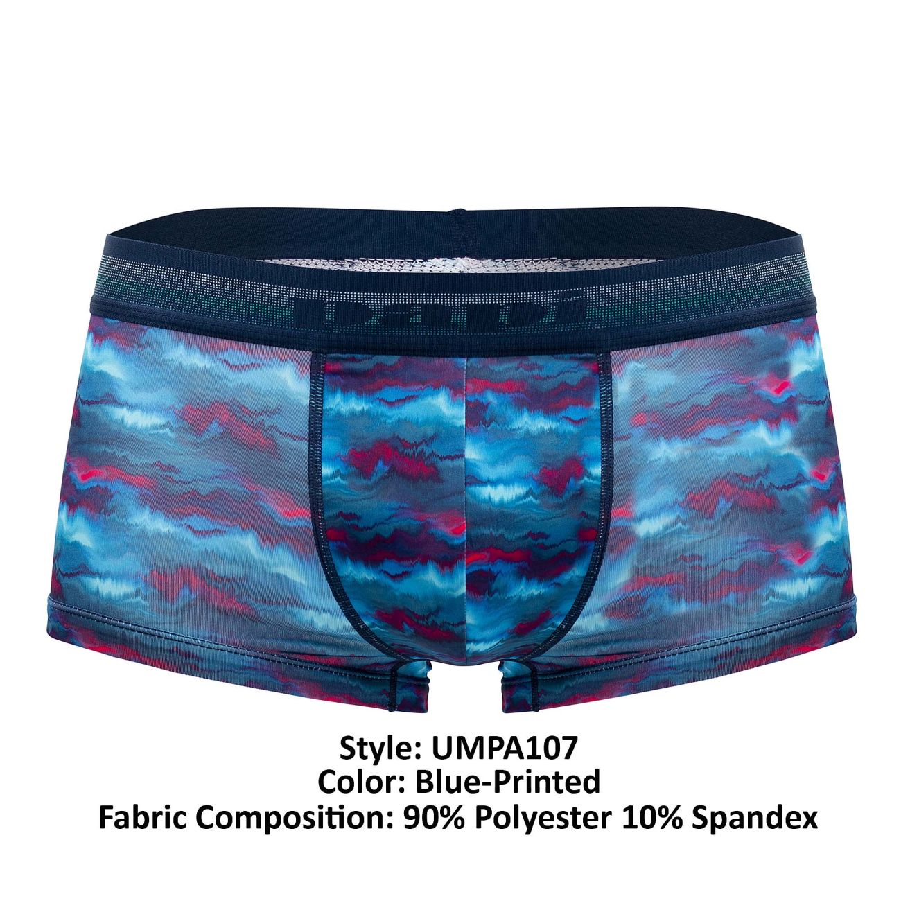 Papi UMPA107 2PK Microflex Performance Trunks Blue-Printed