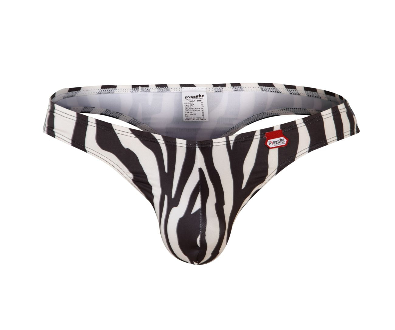 JCSTK - Pikante 0996 Yuba Thongs Animal Print Beige with Black