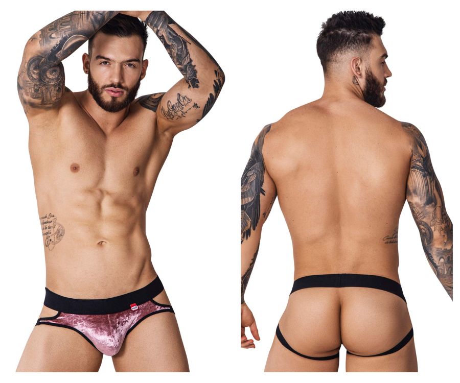 Pikante 1100 Clandestine Velvet Jockstrap Pink