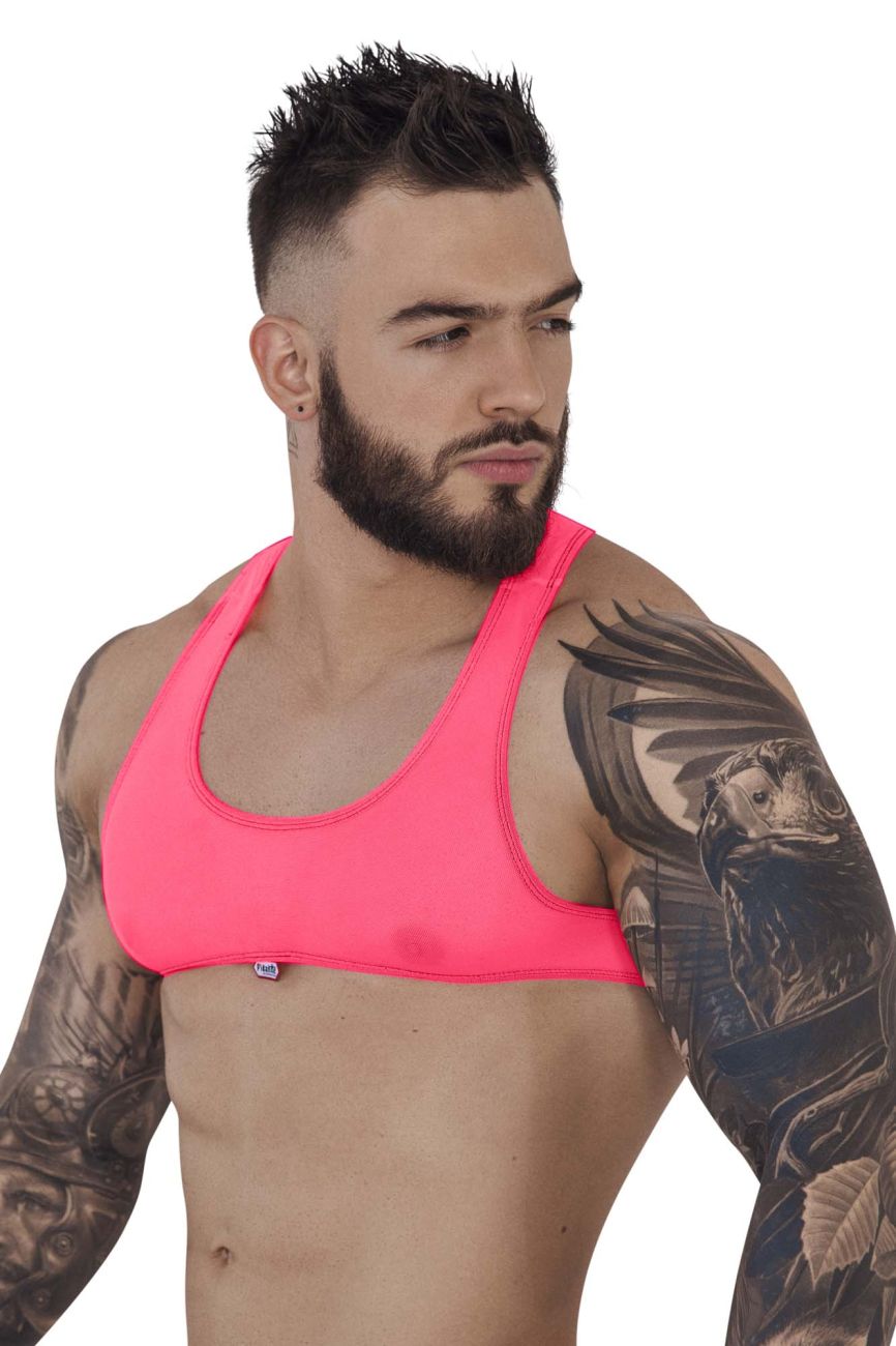 Pikante 1272 Sonar Crop Top Fuchsia