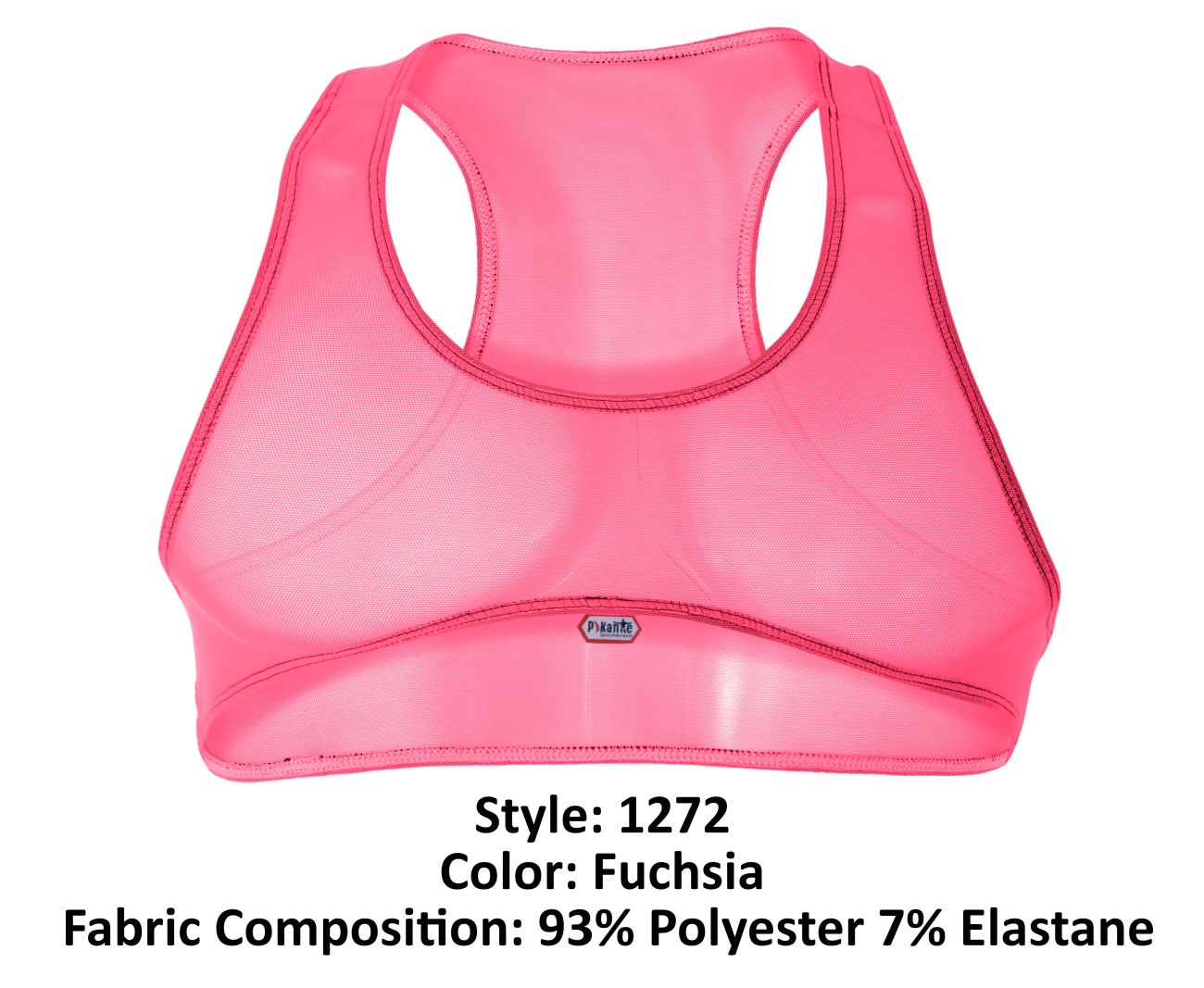 Pikante 1272 Sonar Crop Top Fuchsia