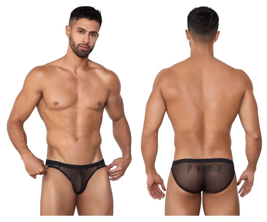 Pikante 1387 Sheer Sense Briefs Black