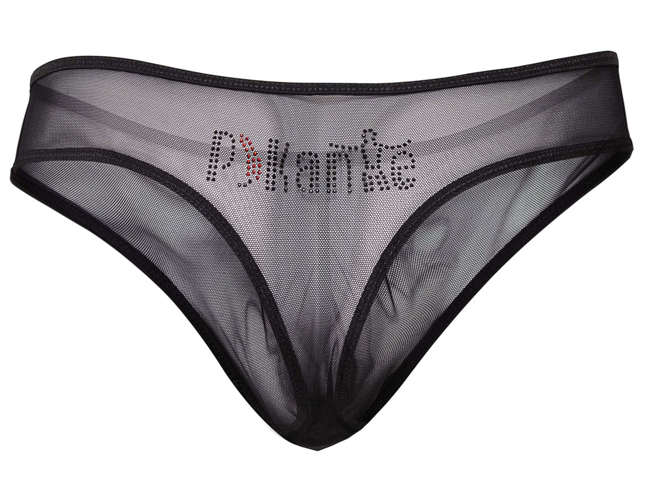 Pikante 1388 Sheer Sense Thongs Black