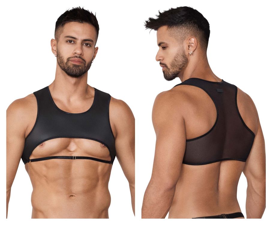 Pikante 1396 Energy Crop Top Black