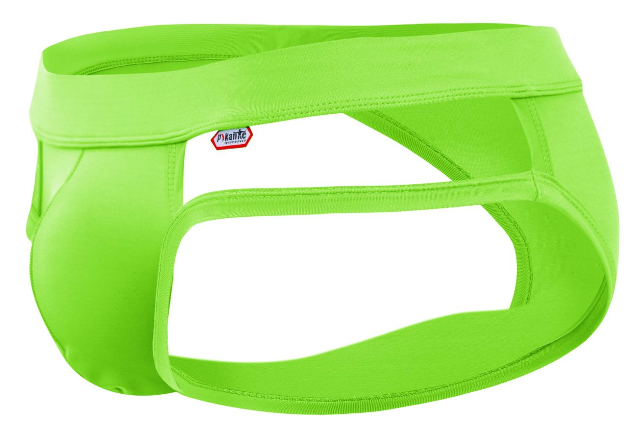 Pikante 2114 Lenox Mens Modern Minimalist Briefs Neon Green