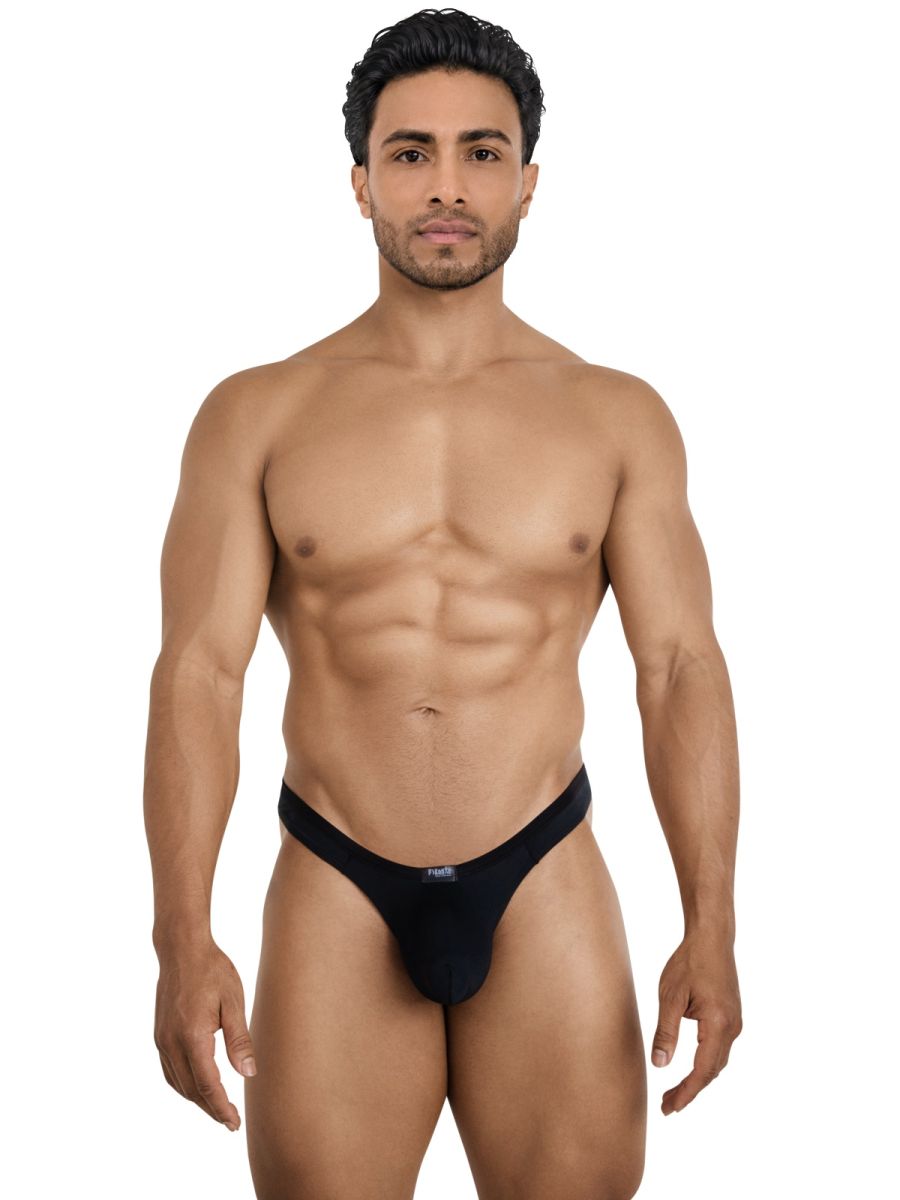 Pikante PIK 26078 Isis Mens Superior Comfort Thongs Black