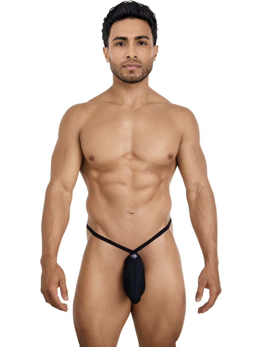 Pikante PIK 26087 Mens Daring Teardop Design G-String Black