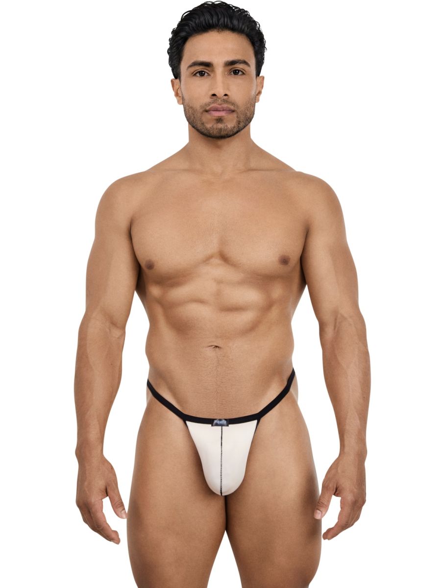 Pikante PIK 26094 Nut Mens Lightweight Barely There G-String Gray