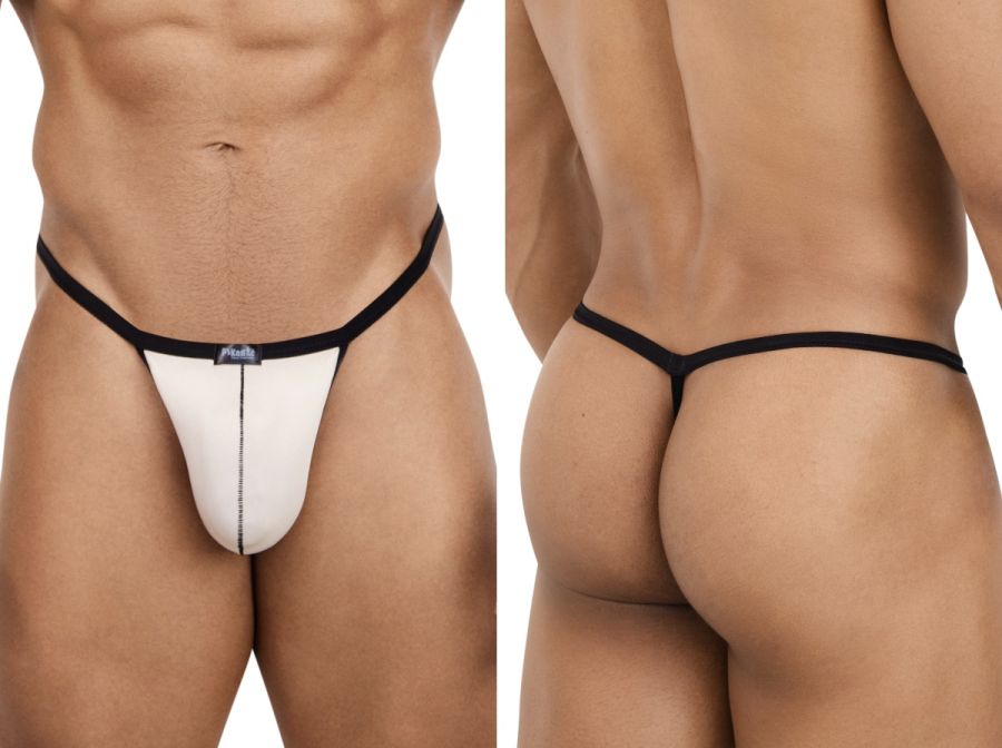 Pikante PIK 26094 Nut Mens Lightweight Barely There G-String Gray