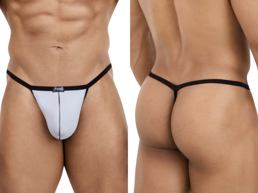 Pikante PIK 26095 Nut Mens Lightweight Barely There G-String Gray