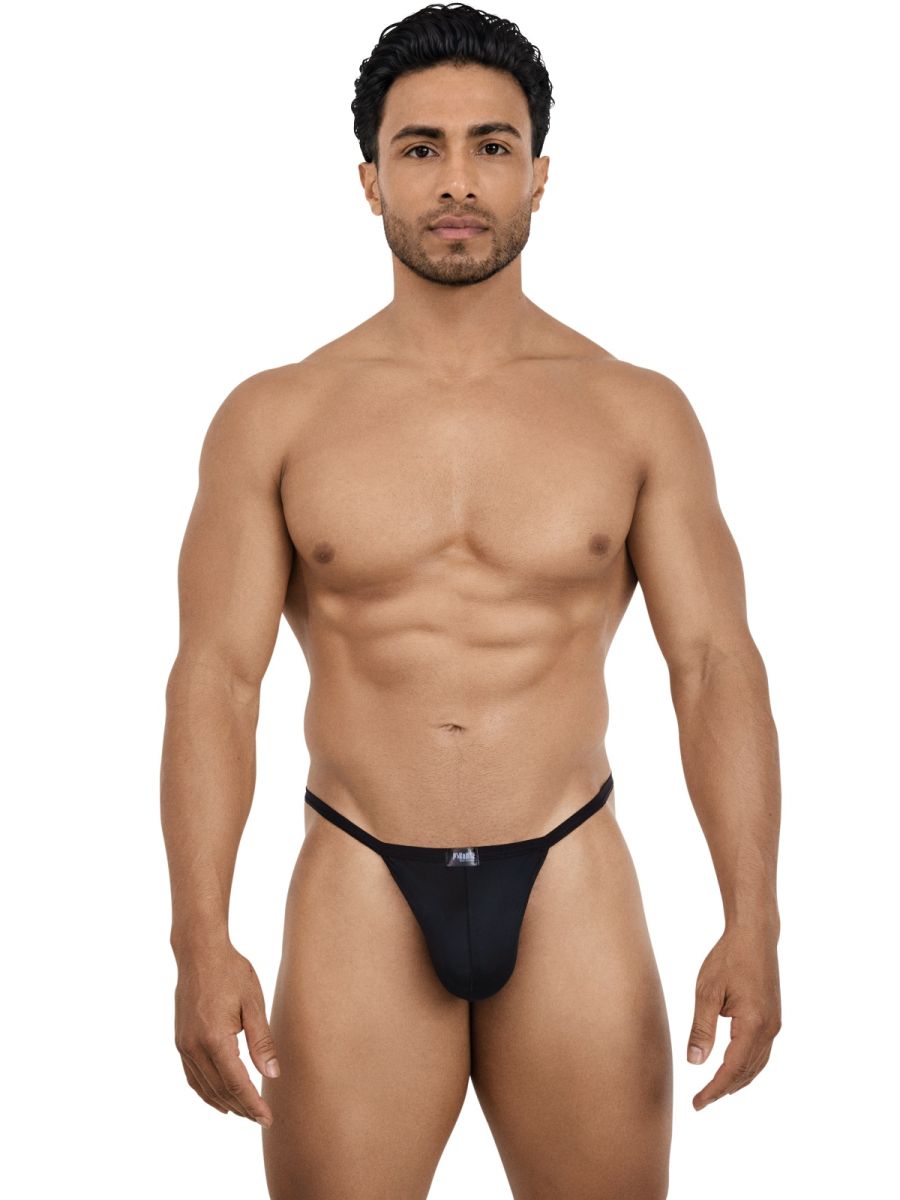 Pikante PIK 26096 Nut Mens Lightweight Barely There G-String Black