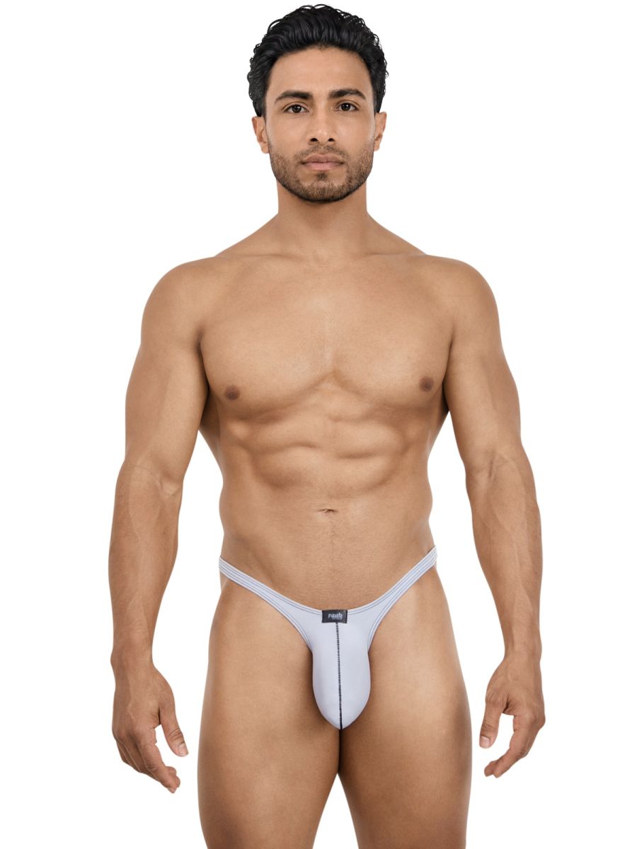 Pikante PIK 26106 Neftis Mens Minimalist Lightweight Bikini Brief Gray