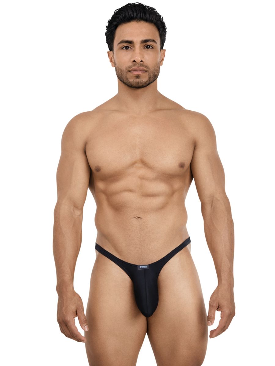 Pikante PIK 26107 Neftis Mens Minimalist Lightweight Bikini Brief Black