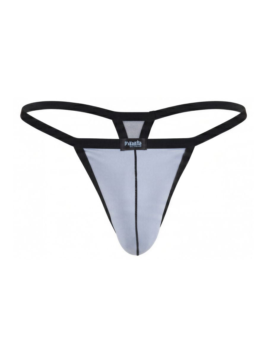 Pikante PIK 26109 Khonsu Mens Barely There Thongs Gray
