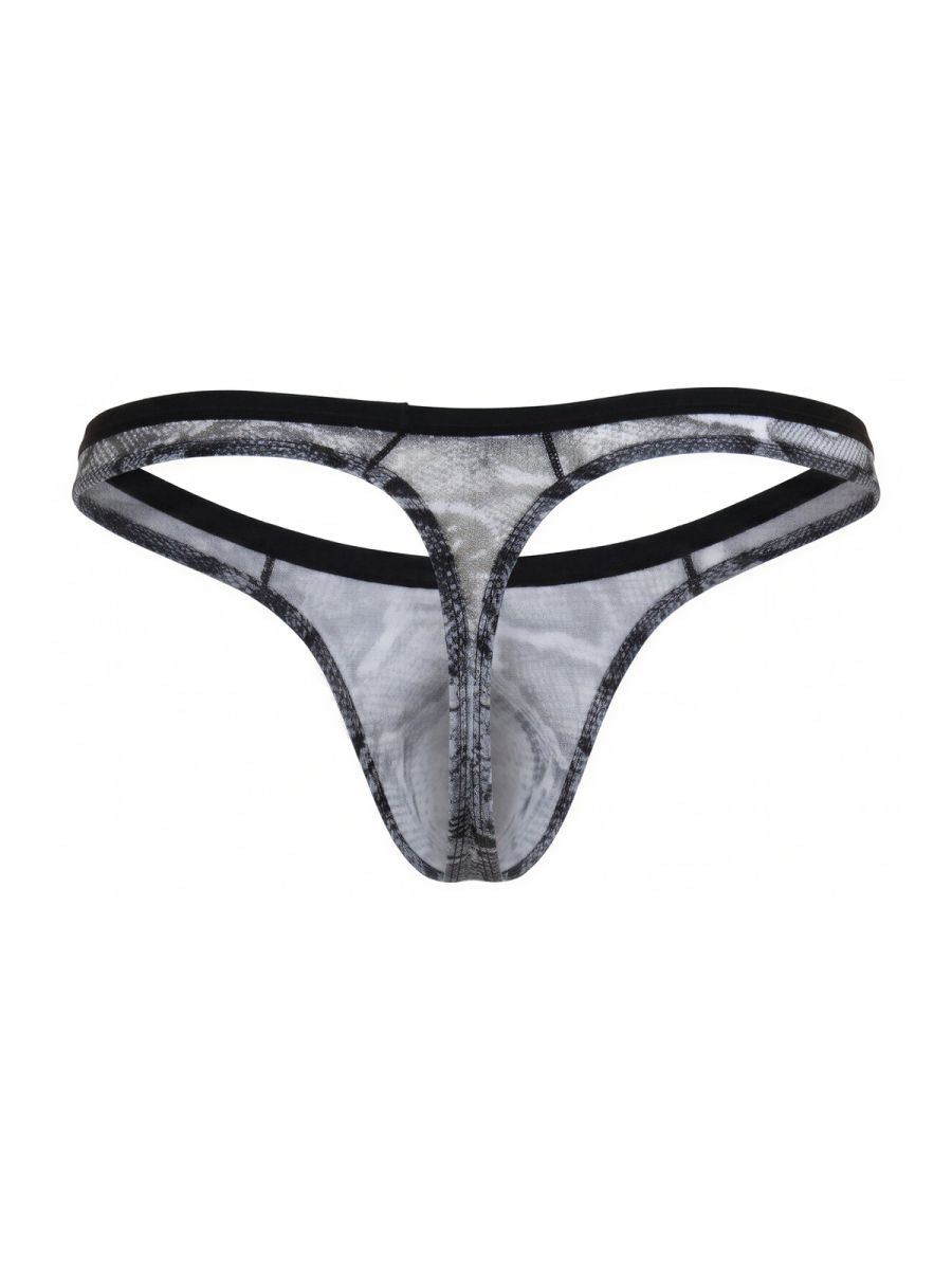 Pikante PIK 26112 Piton Mens Animal Snake Print Thongs Multi-coloured