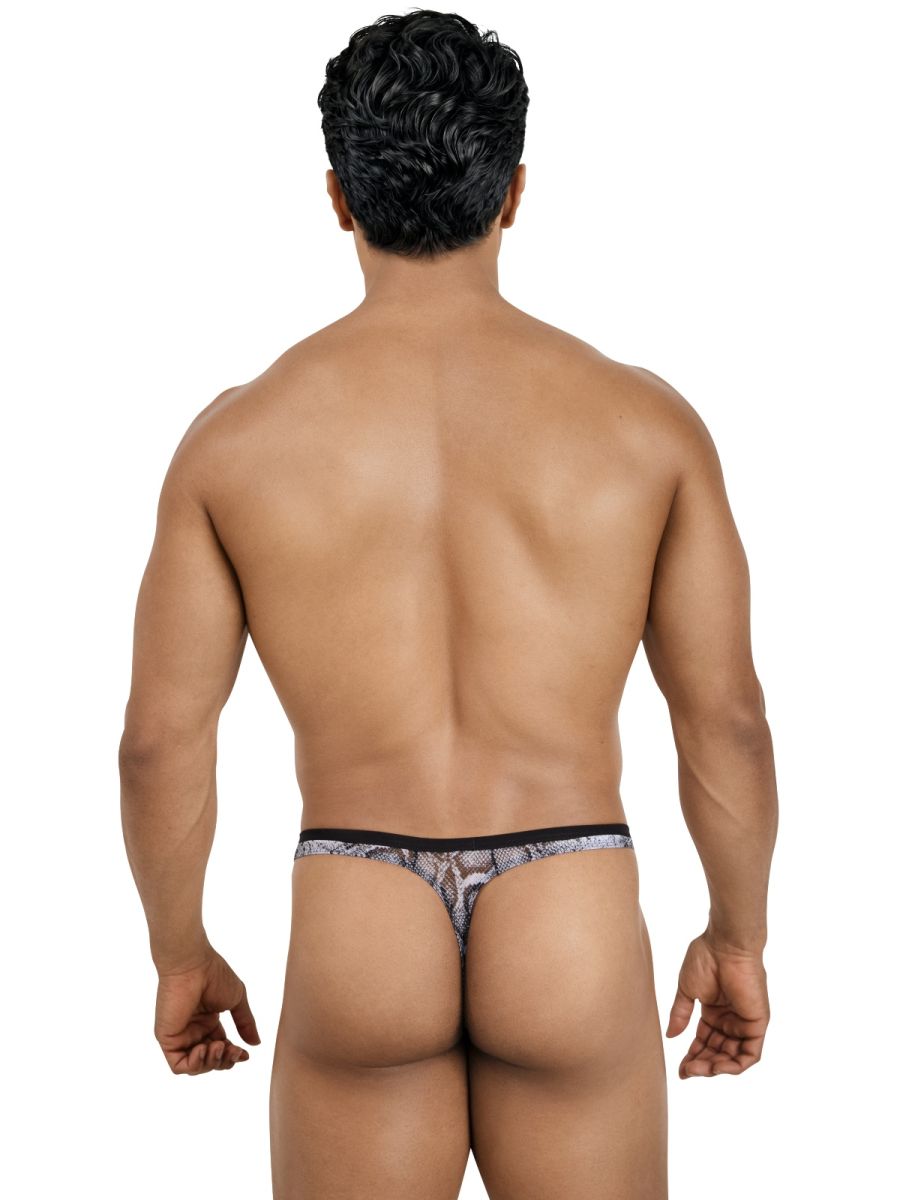 Pikante PIK 26112 Piton Mens Animal Snake Print Thongs Multi-coloured