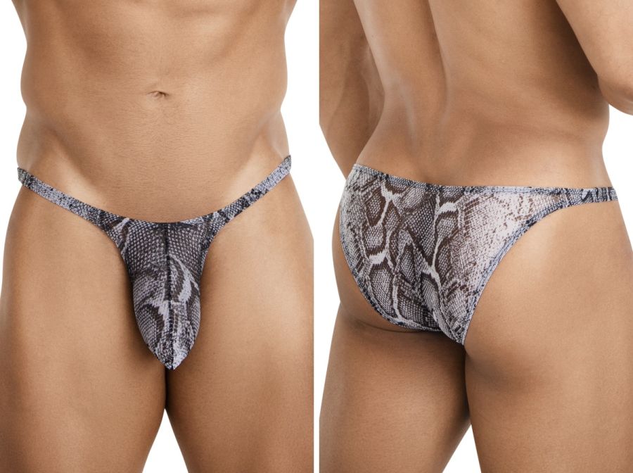 Pikante PIK 26113 Piton Mens Animal Snake Print Bikini Multi-coloured