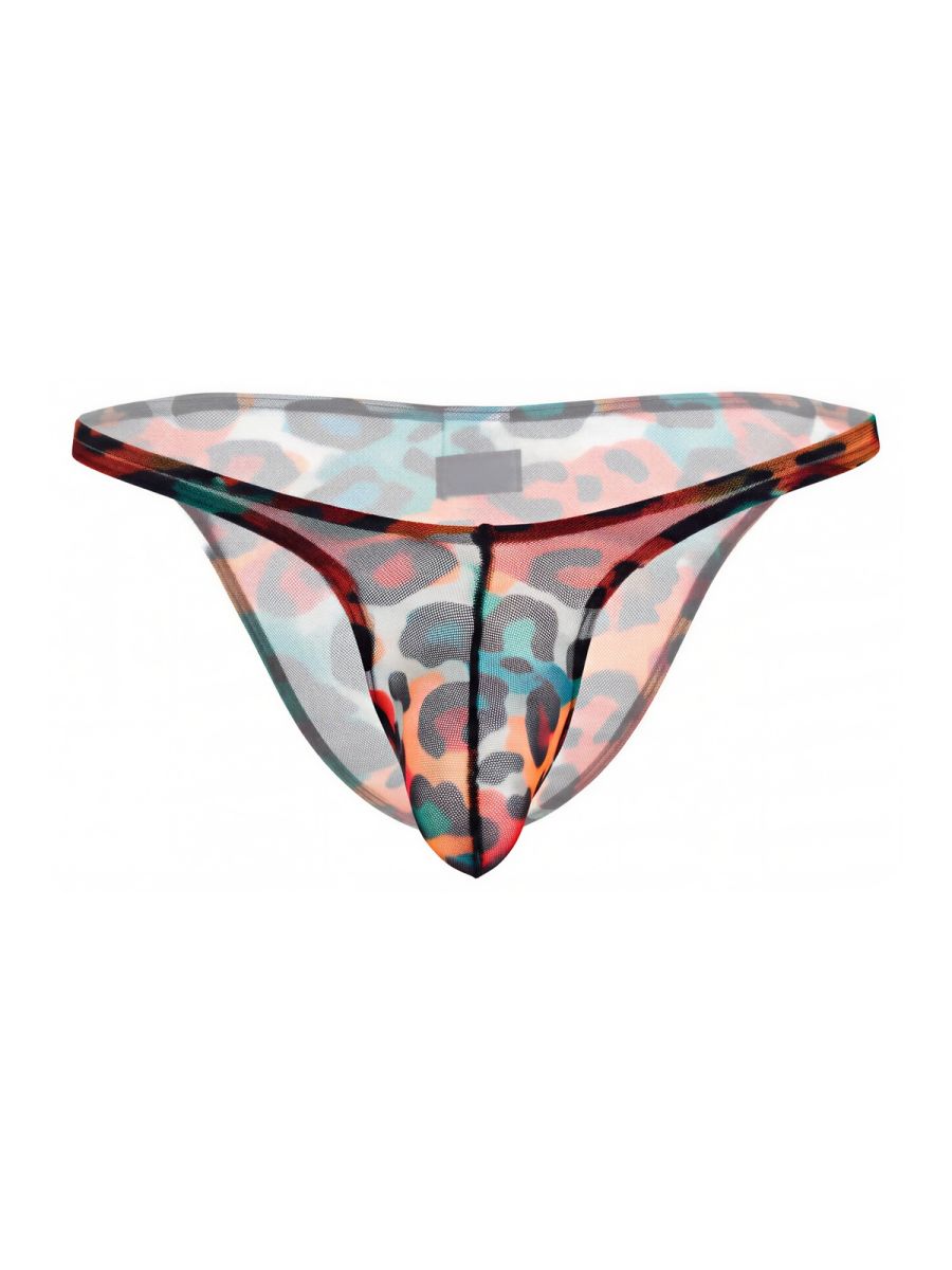 Pikante PIK 26125 Mens Sexy Animal Print Bikini Brief Multi-coloured
