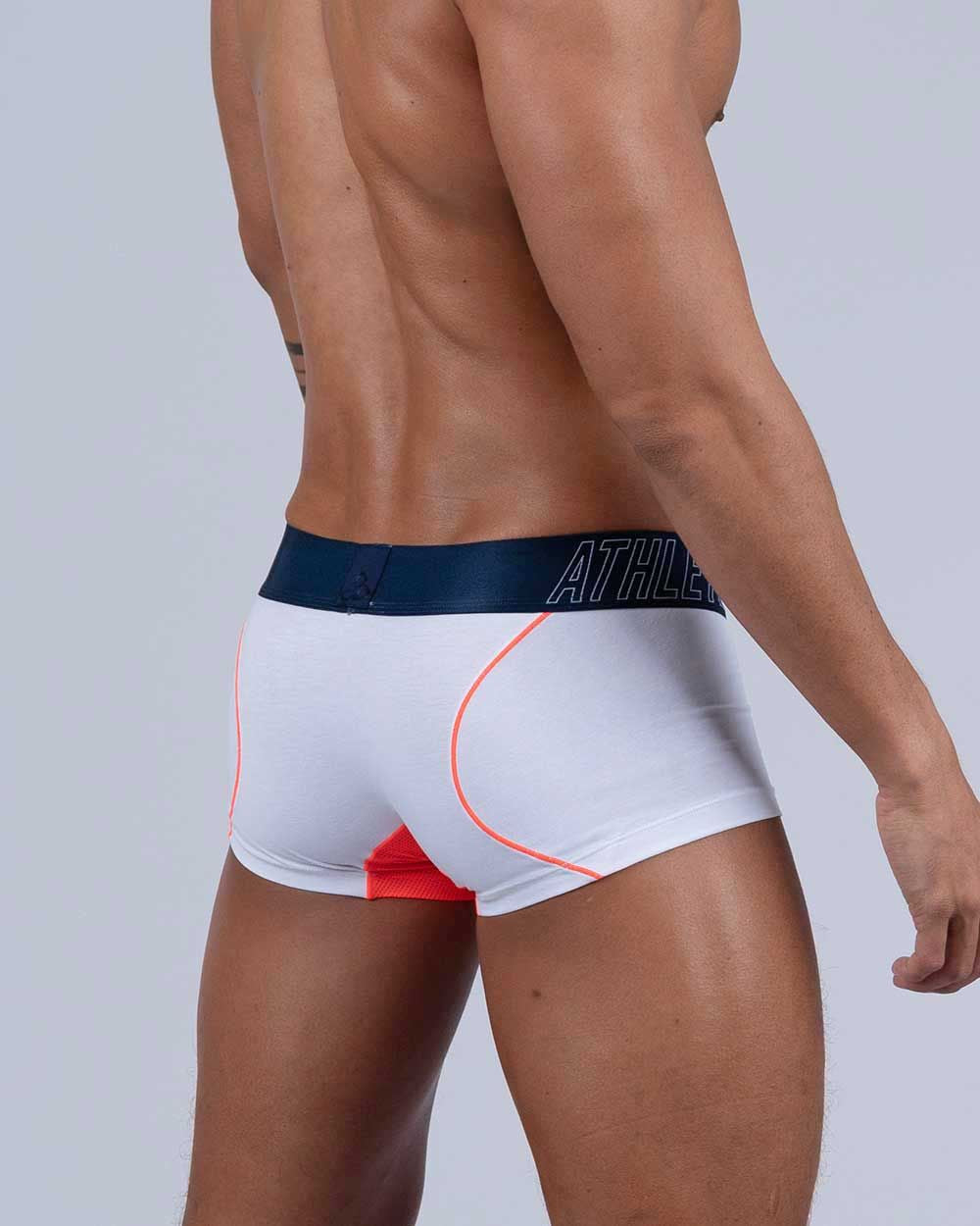 Private Structure BAUT4389 Athlete Trunks White League