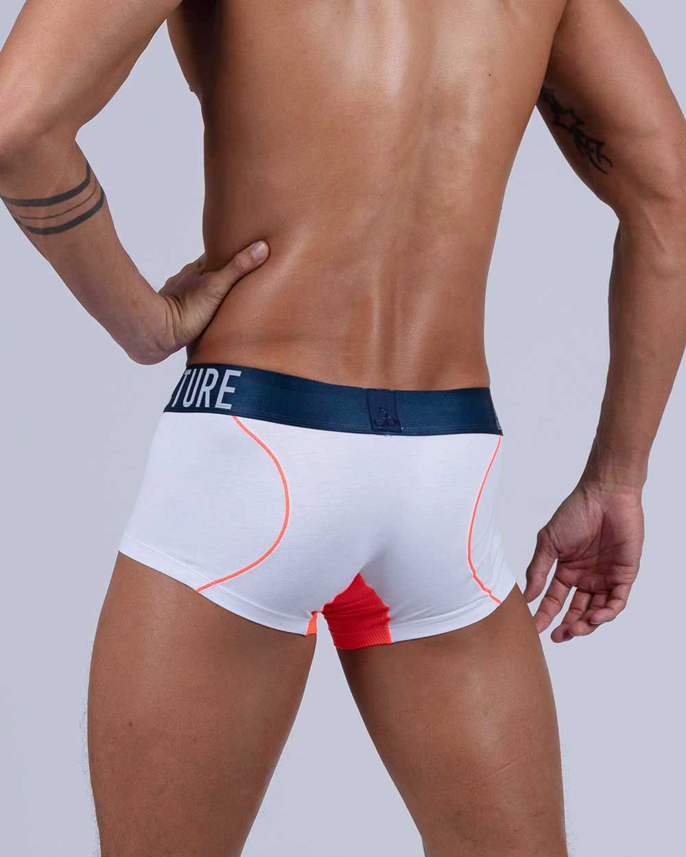 Private Structure BAUT4389 Athlete Trunks White League