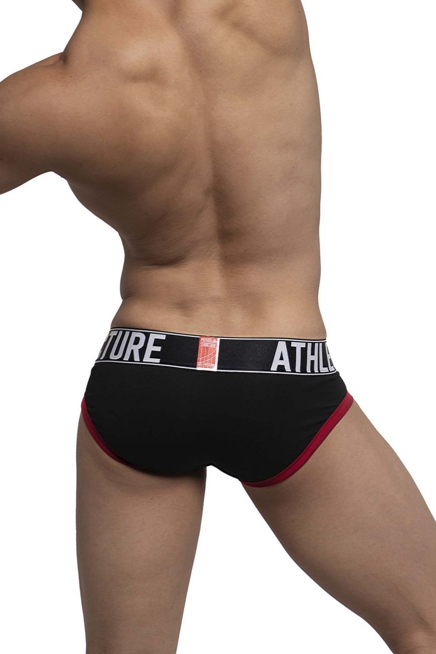 Private Structure BAUX4186 Athlete Mini Briefs Black
